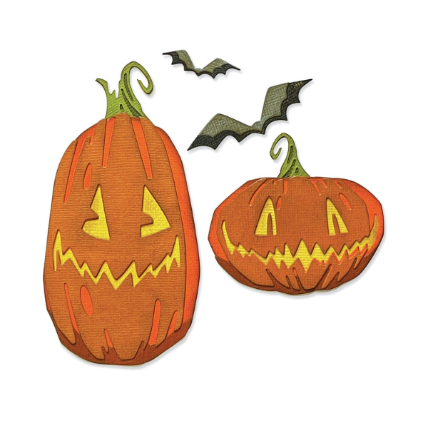 Pumpkin Patch Colorize Thinlits Dies {Halloween Retired} | Tim Holtz