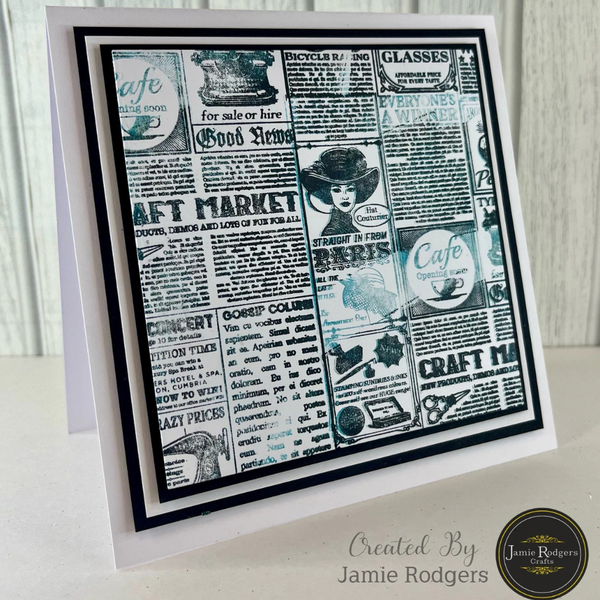 Newsprint, Days Gone By Clear Stamp Set