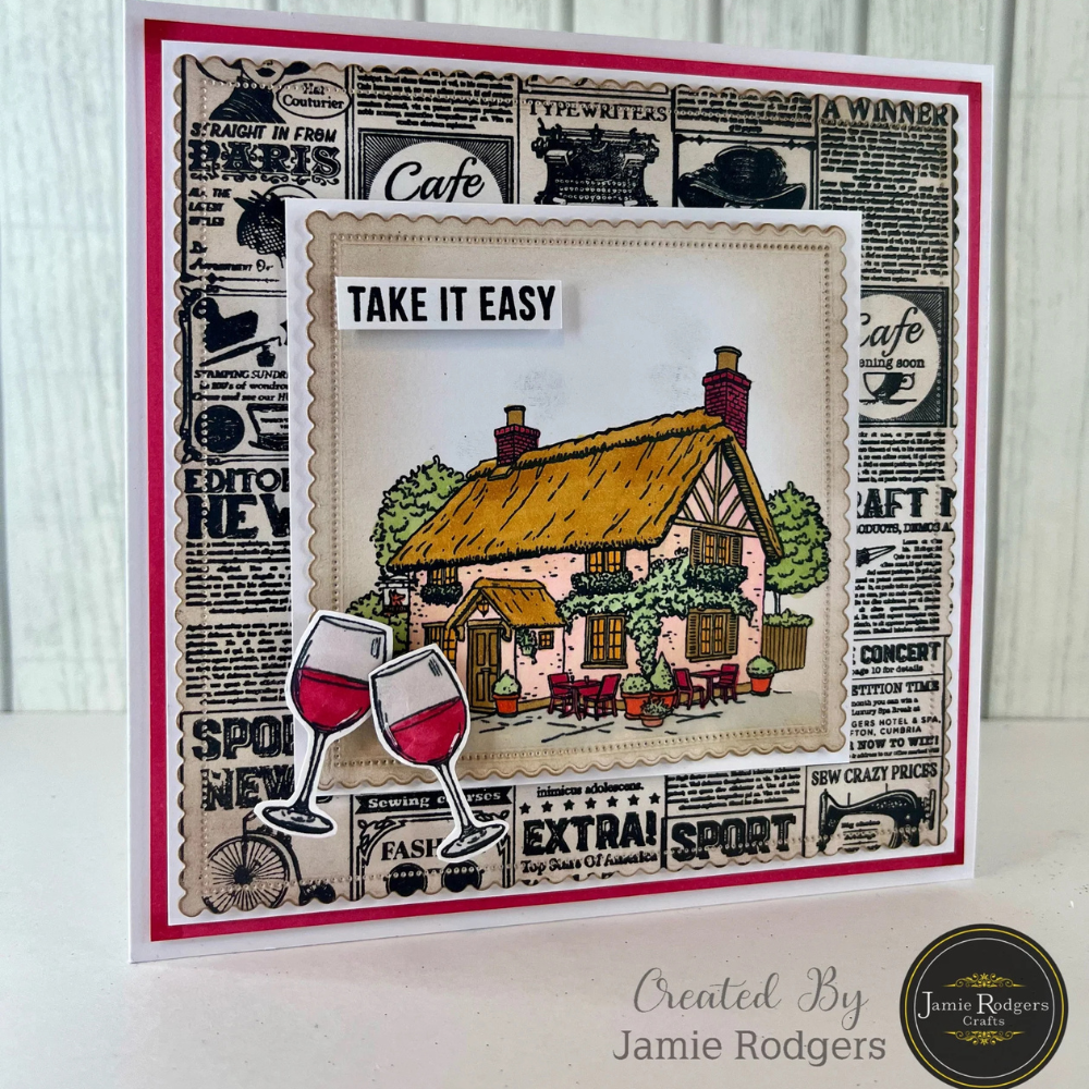 Newsprint, Days Gone By Clear Stamp Set