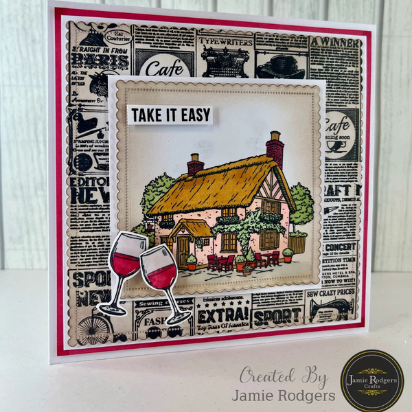 Newsprint, Days Gone By Clear Stamp Set