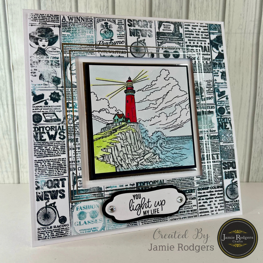 Newsprint, Days Gone By Clear Stamp Set