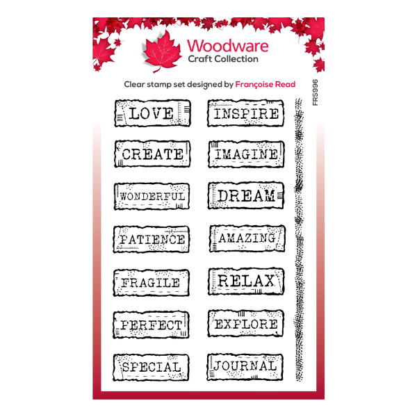 Junk Labels Clear Stamp Set