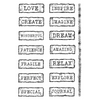 Junk Labels Clear Stamp Set