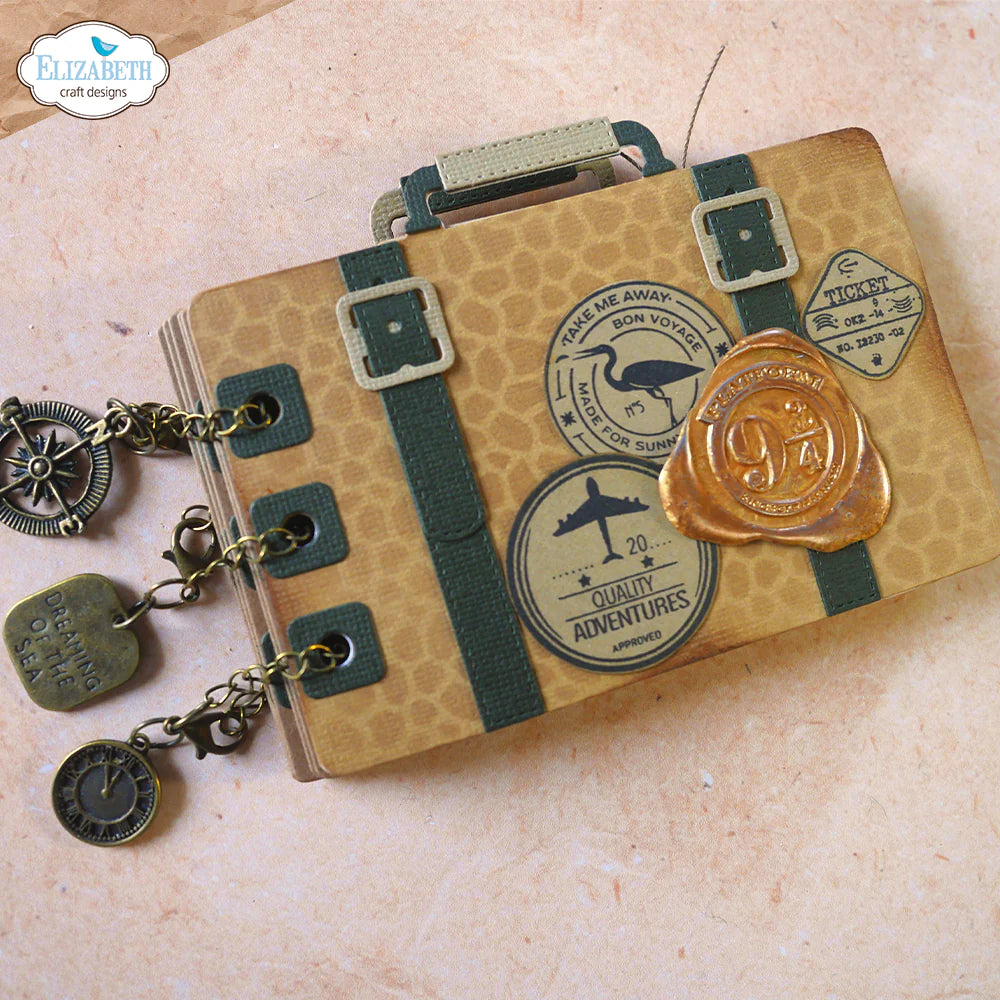Suitcase Album Stamp + Die Kit
