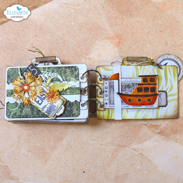 Suitcase Album Stamp + Die Kit