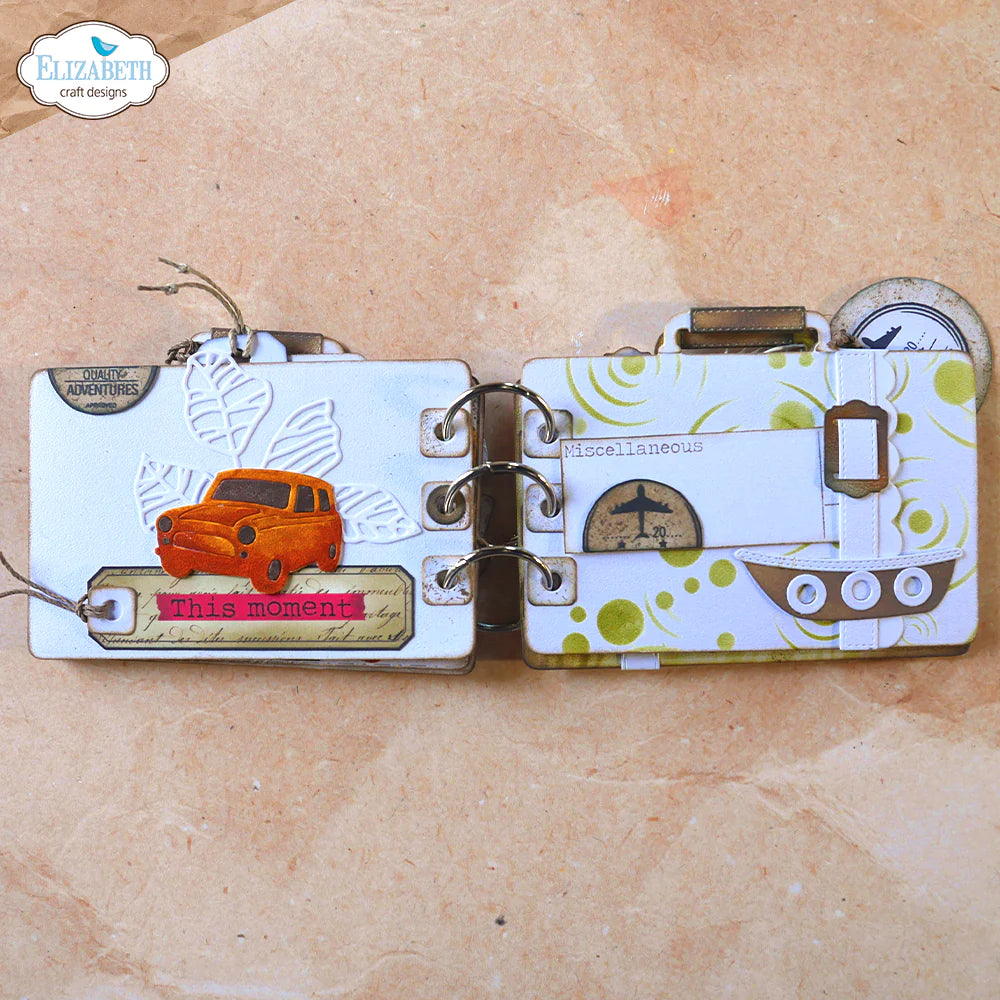 Suitcase Album Stamp + Die Kit