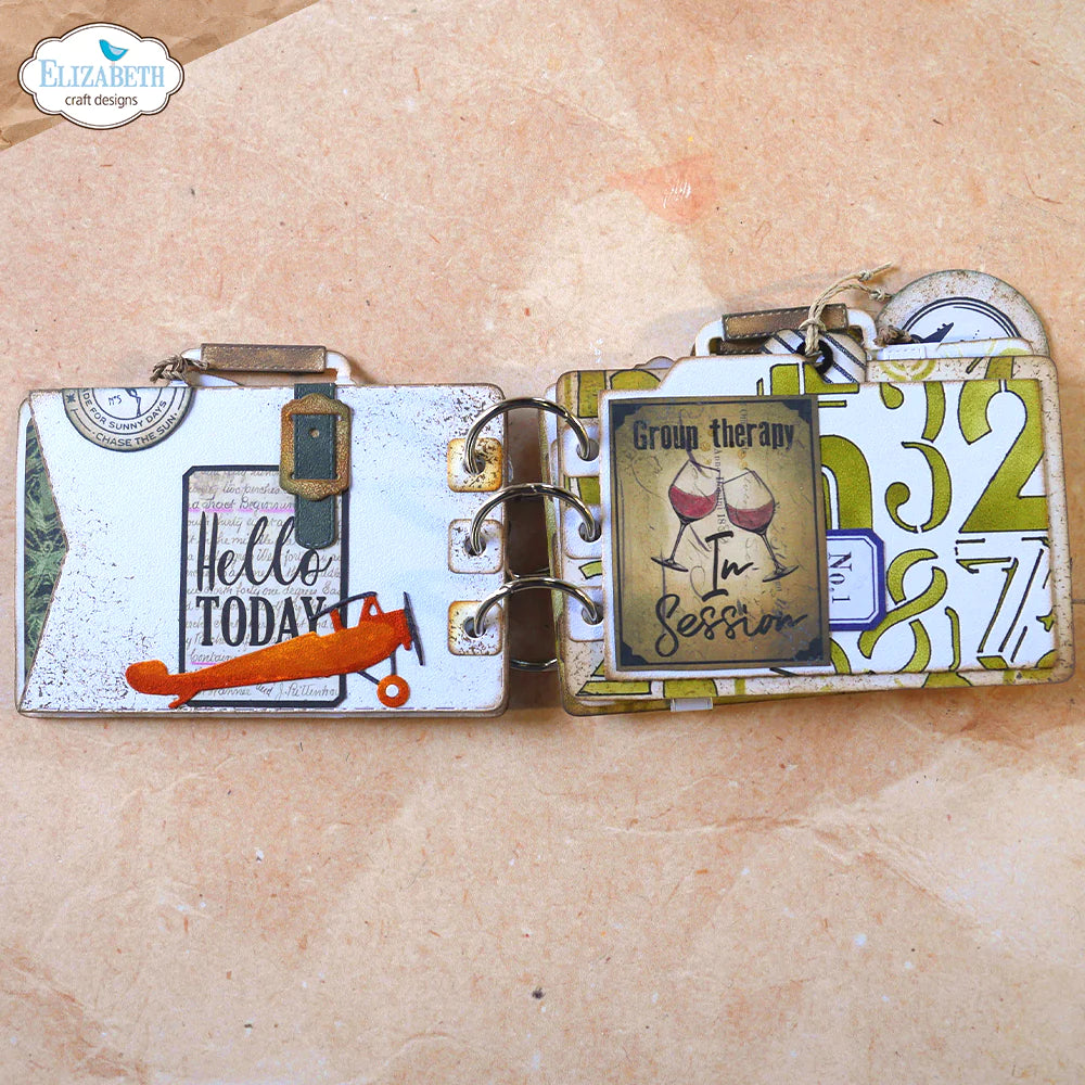 Suitcase Album Stamp + Die Kit