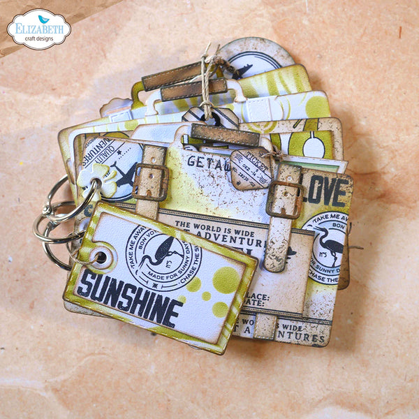 Suitcase Album Stamp + Die Kit