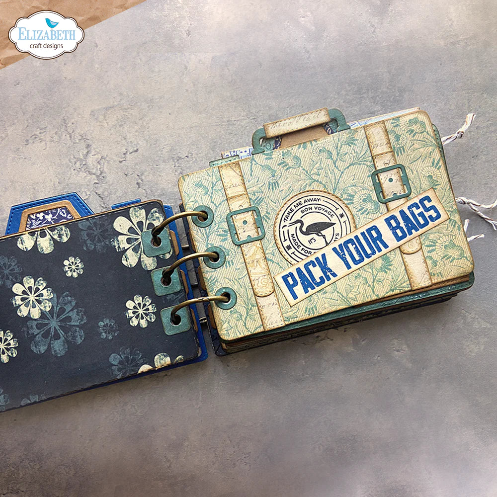 Suitcase Album Stamp + Die Kit