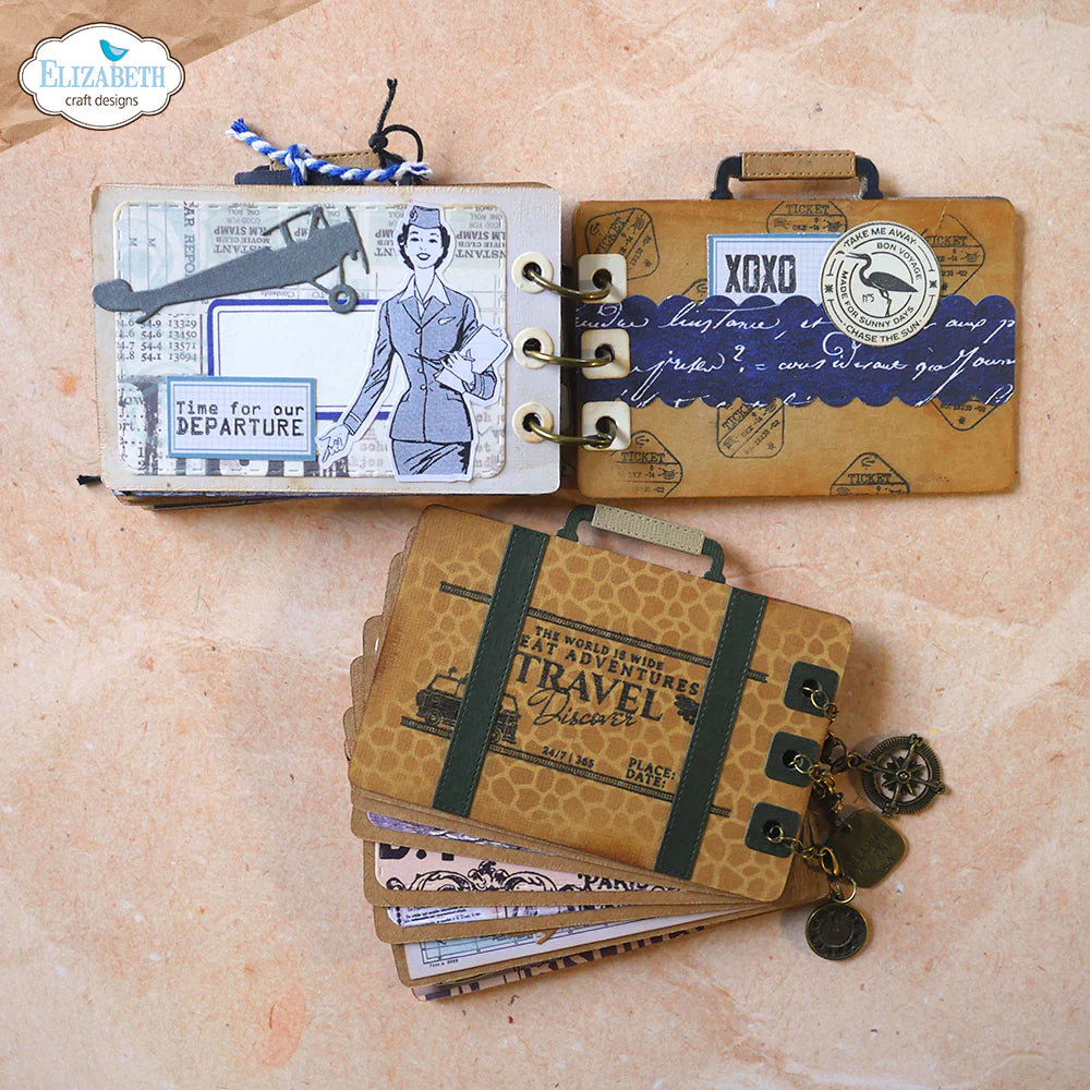 Suitcase Album Stamp + Die Kit