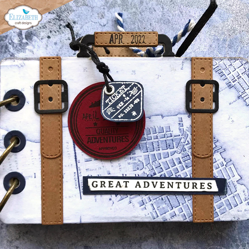 Suitcase Album Stamp + Die Kit