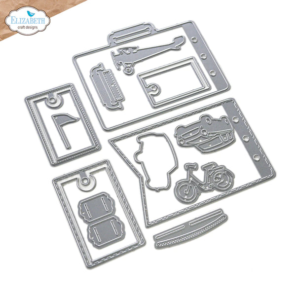 Suitcase Album Stamp + Die Kit