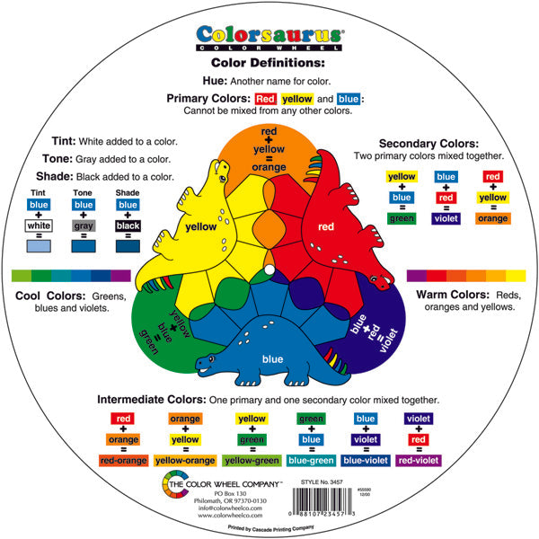 Color Wheel | Colorsaurus for Kids