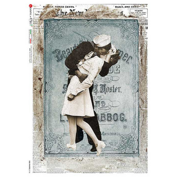 Kissing Sailor A4 Rice Paper