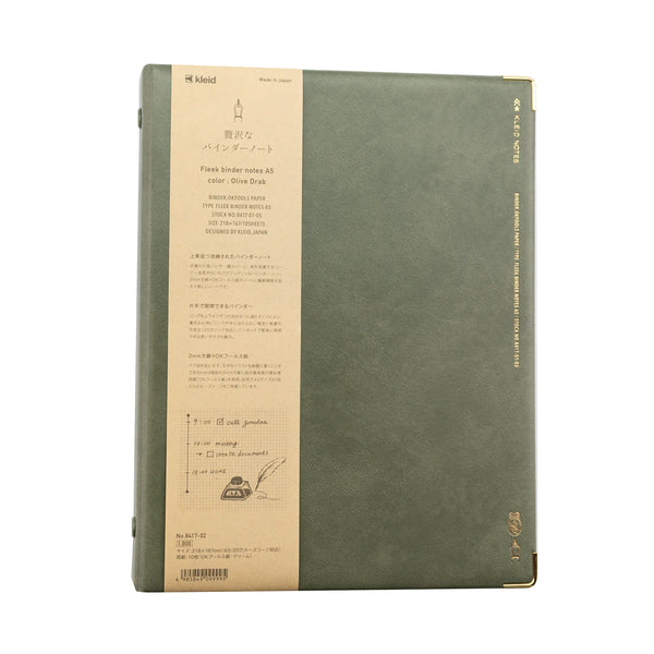 Kleid Fleek Binder Notes A5 {plusieurs couleurs}