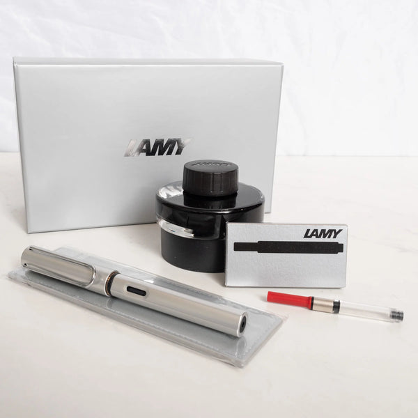 AL-star Whitesilver Gift Set w/ Pen Sleeve