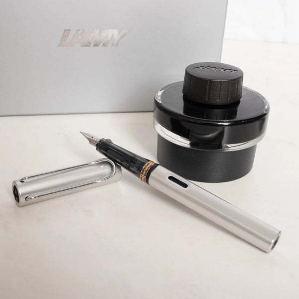 AL-star Whitesilver Gift Set w/ Pen Sleeve