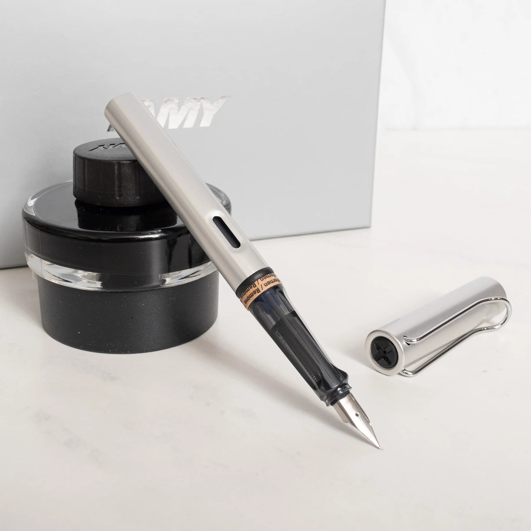 AL-star Whitesilver Gift Set w/ Pen Sleeve