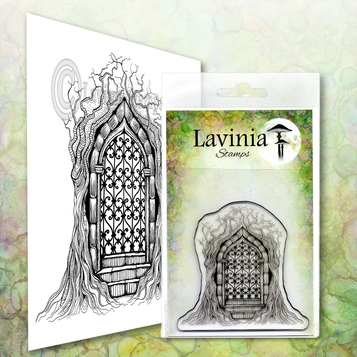 Forest Temple Clear Stamp Set