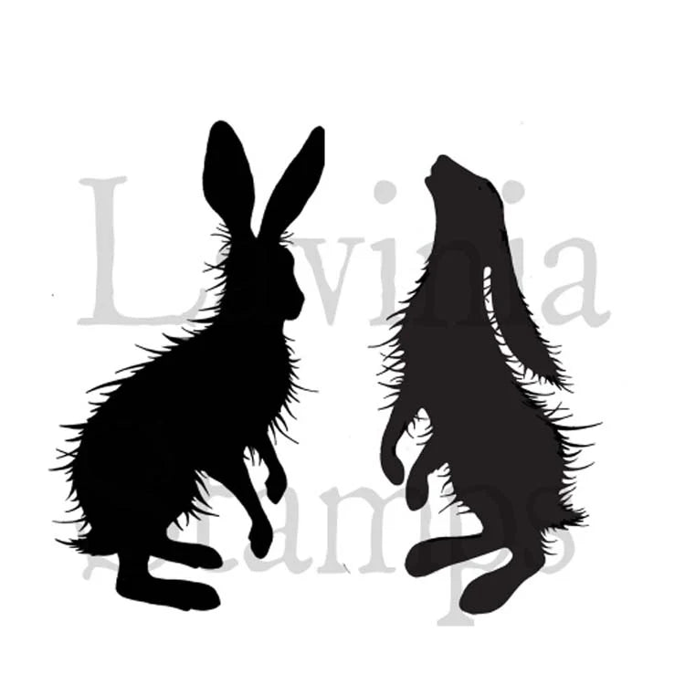 Woodland Hares Clear Stamp