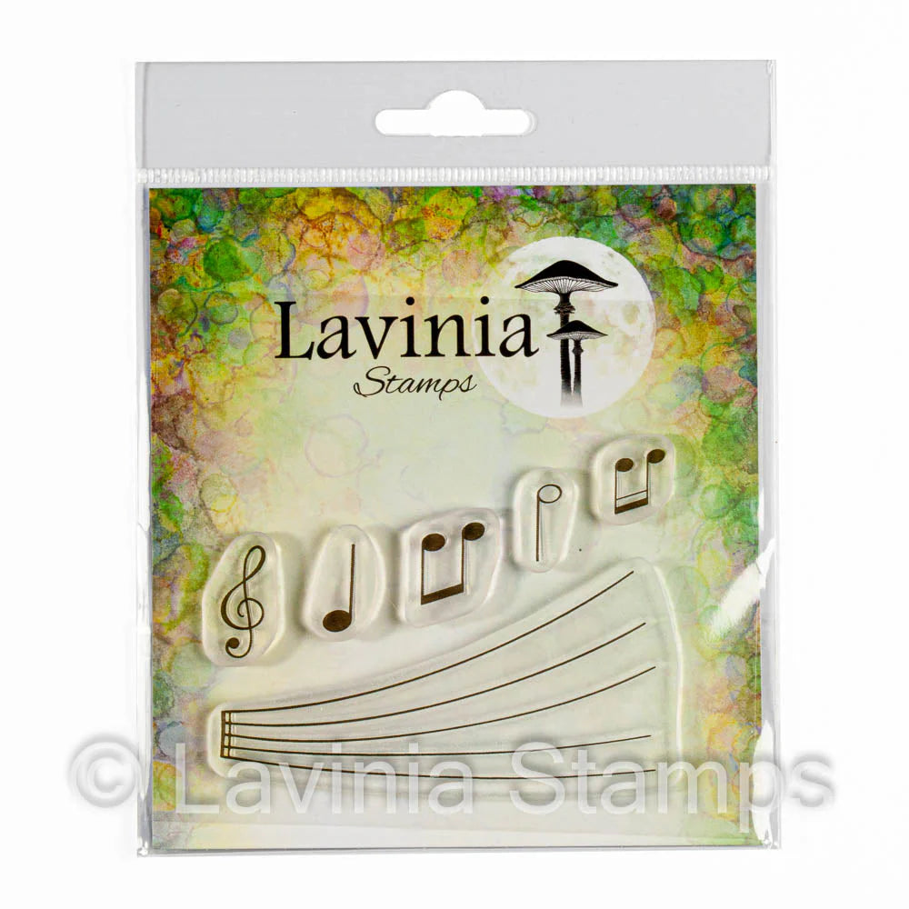 Musical Notes {Large} Clear Stamp Set