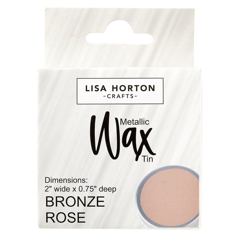Bronze Rose Metallic Wax Tin