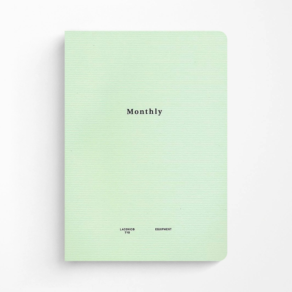 Monthly Calendar A5 Laconic Style Notebook