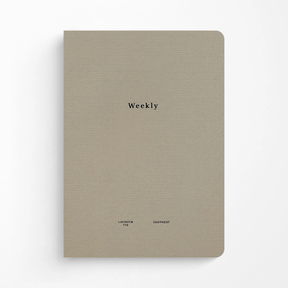 Weekly Calendar A5 Laconic Style Notebook