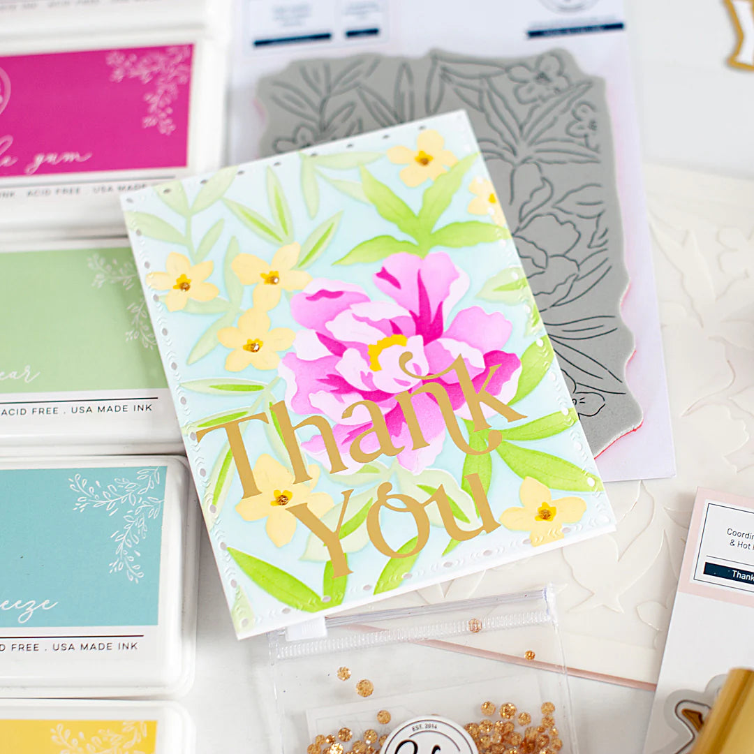 Thank You Die & Hot Foil Plate Set