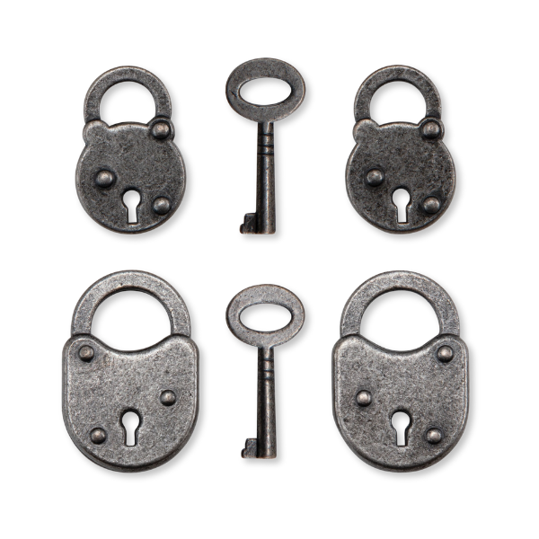 Locks & Keys Adornments {Halloween Retired} | idea-ology