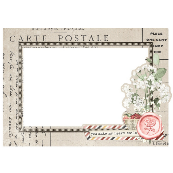 Love Story Chipboard Frames {clearance}
