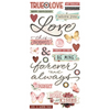 Love Story Foam Stickers {clearance}