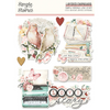 Love Story Layered Chipboard Diecuts {clearance}