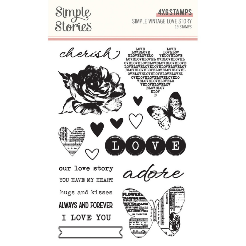 Love Story Clear Stamps {clearance}