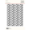 Love Typography 6x8 Stencil | Love Story {clearance}