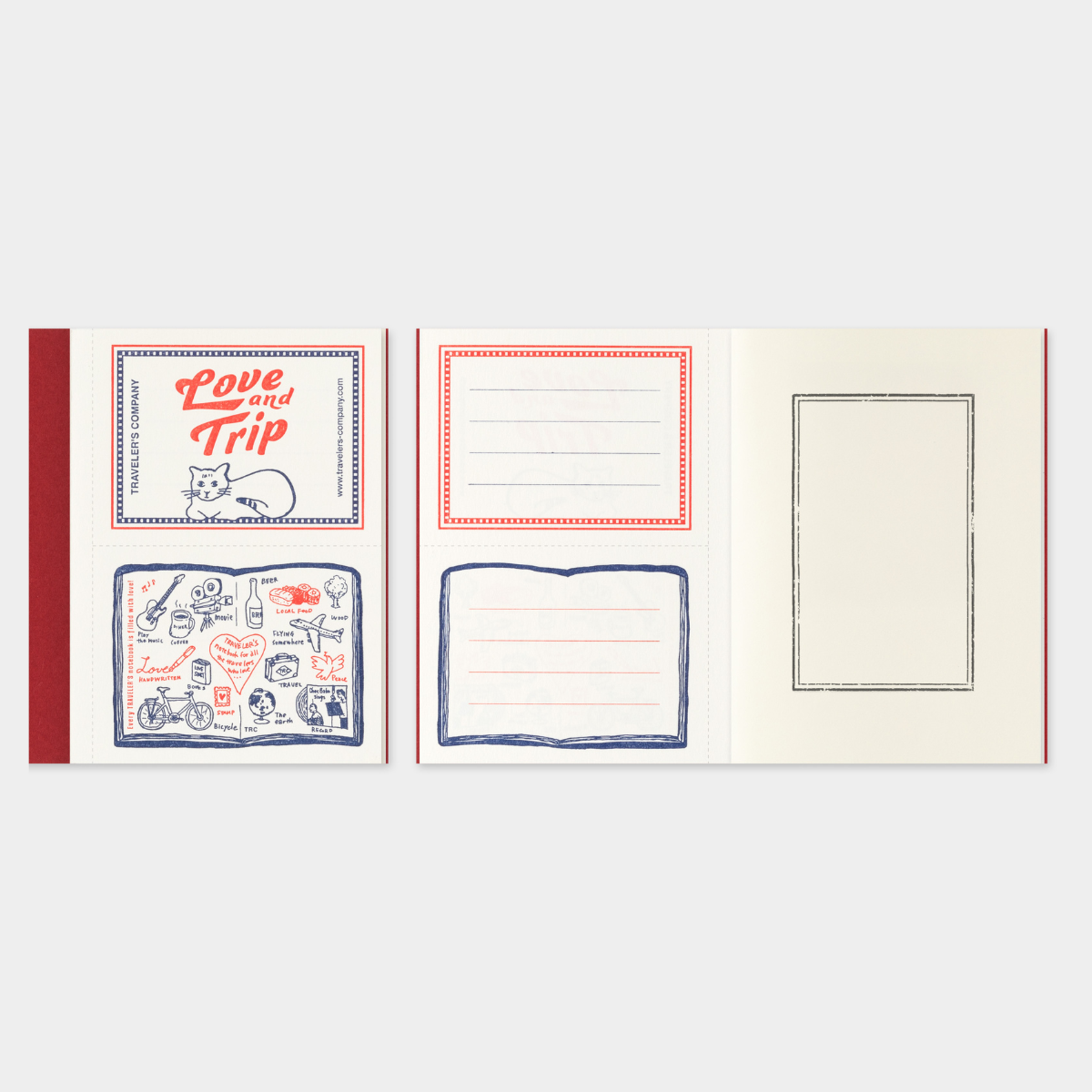 Love & Trip Message Card Insert | Passport Size {Preorder sold out}