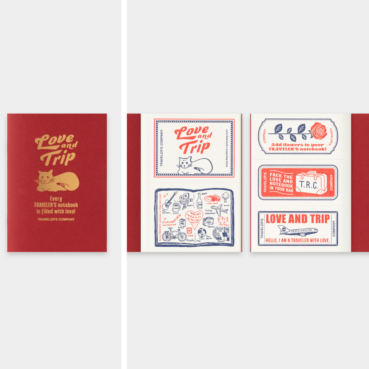 Love & Trip Message Card Insert | Passport Size {Preorder sold out}