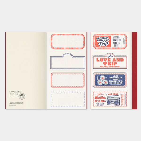 Love & Trip Message Card Insert | Passport Size {Preorder sold out}