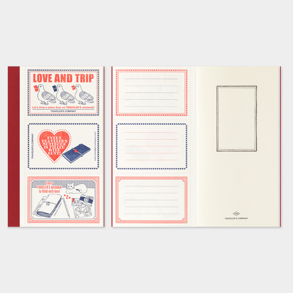 {back soon!} Love & Trip Message Card Insert | Regular Size