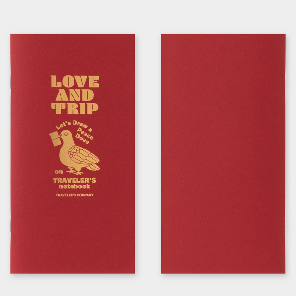 {back soon!} Love & Trip Message Card Insert | Regular Size