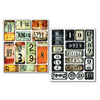 {coming soon!} Scratched Labels Mixed Media Sticker Set