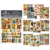 {coming soon!} Scratched Labels Mixed Media Sticker Set