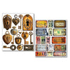 {coming soon!} Scratched Labels Mixed Media Sticker Set