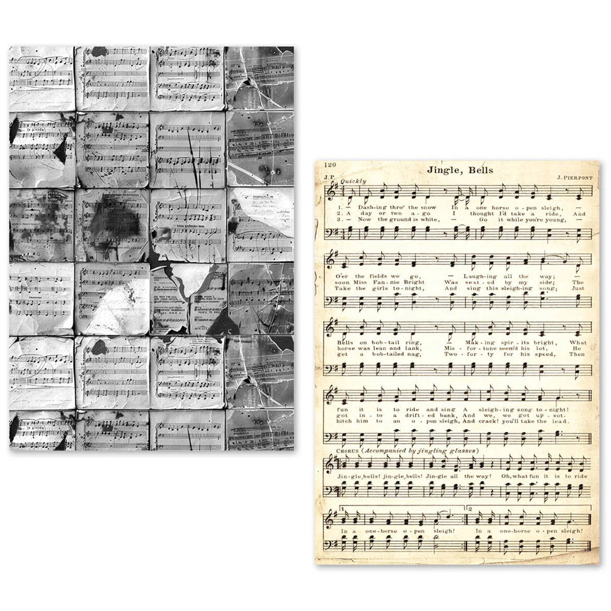 Sheet Music A5 Tissue Paper 24pk
