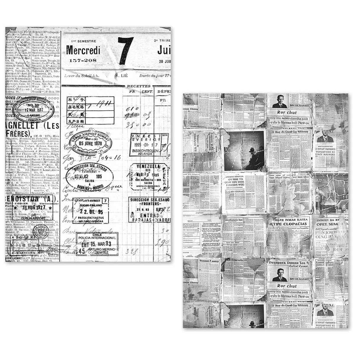Newspapers A5 Tissue Paper 24pk