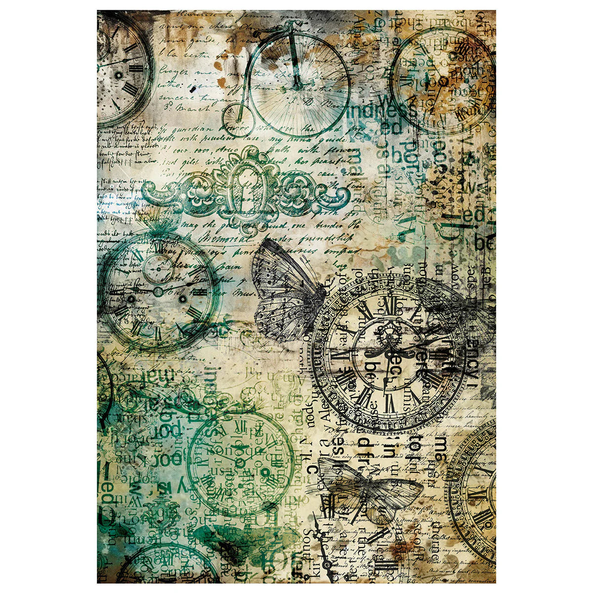 Time Capsule A4 Mixed Media Rice Paper 4pk