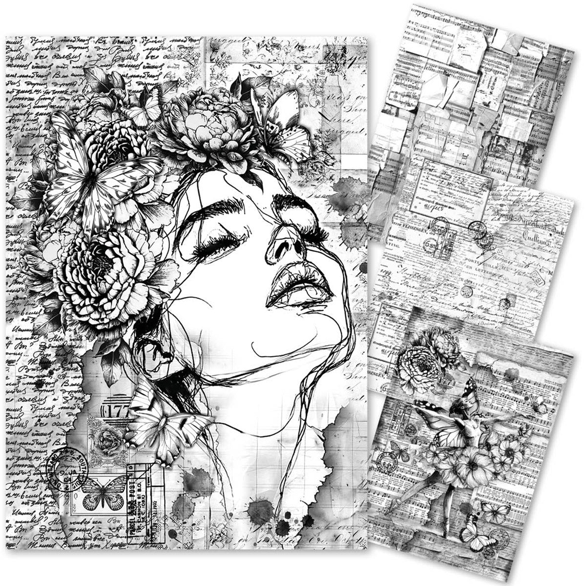 Meaningful Memories A4 Rice Paper 4pk