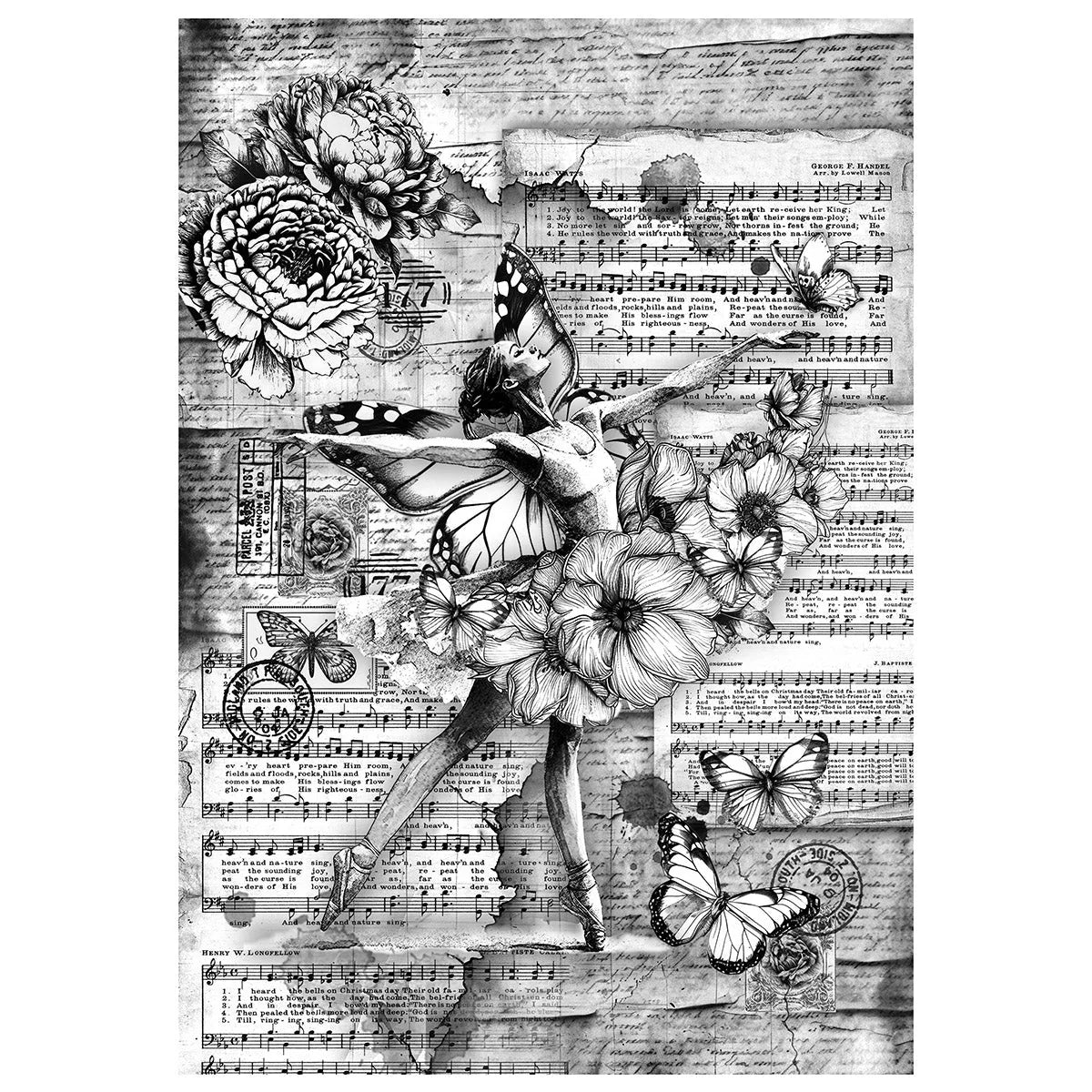 Meaningful Memories A4 Rice Paper 4pk