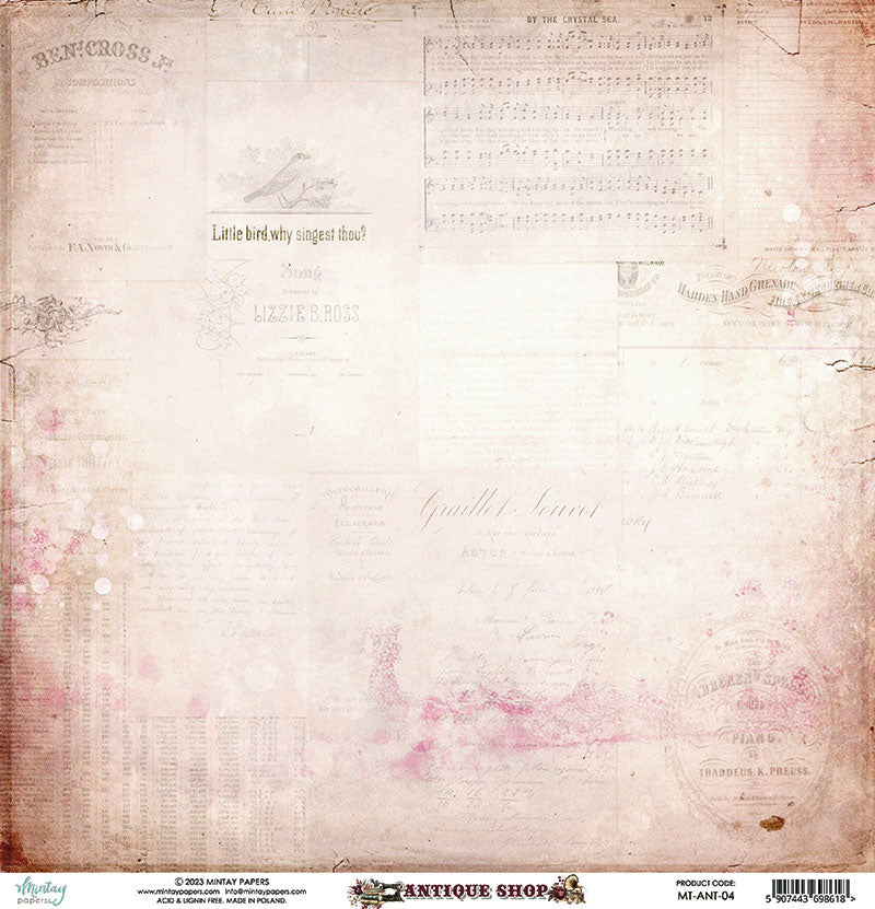 Antique Shop 12x12 Double-Sided Paper Collection {clearance}