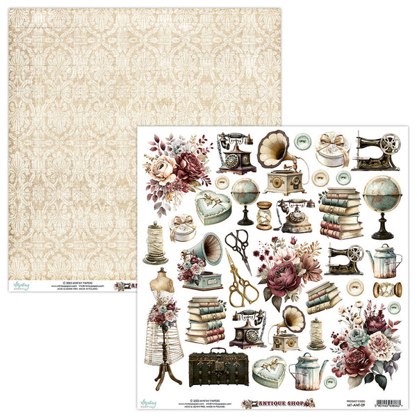 Antique Shop 12x12 Double-Sided Single Sheets {clearance}